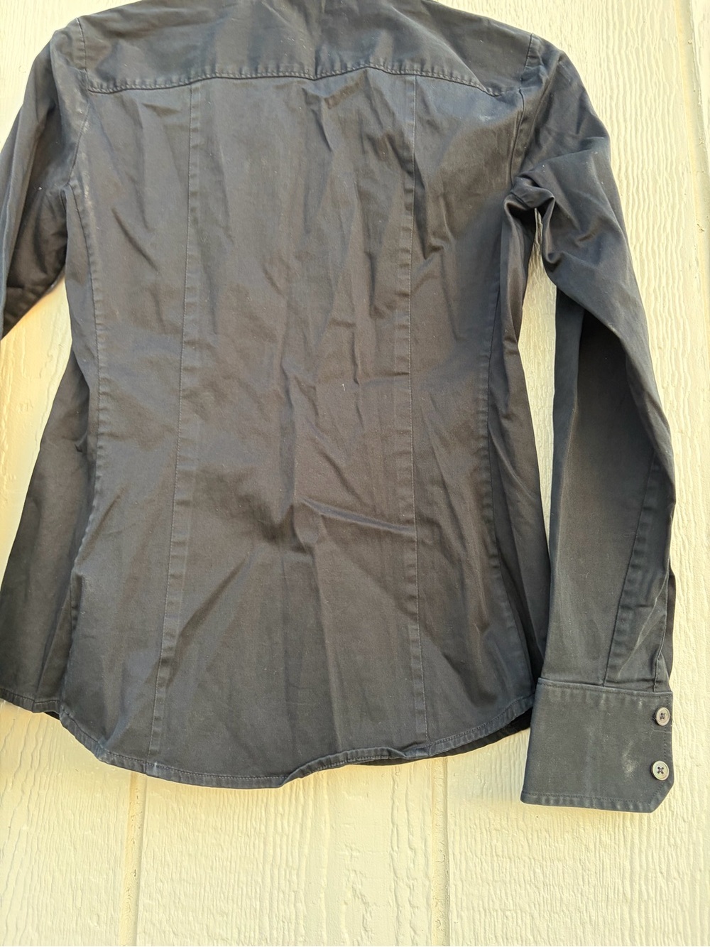 Banana Republic Black Button-Down Dress Shirt Women’s Size S - Picture 15 of 16